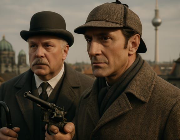 Sherlock Holmes and Watson Hunt Mice in Berlin