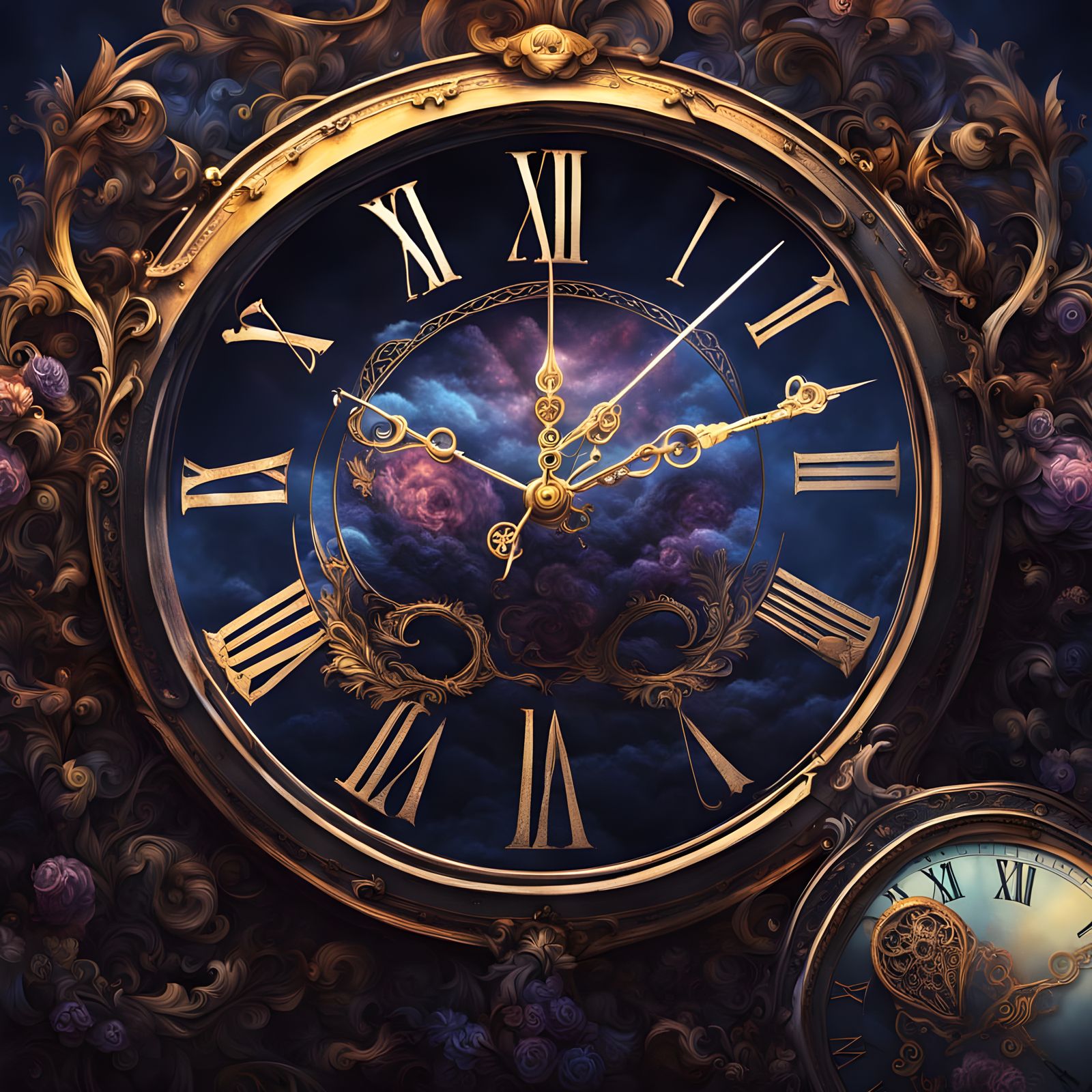 Ethereal Fantasy Scene in Whimsical Detail