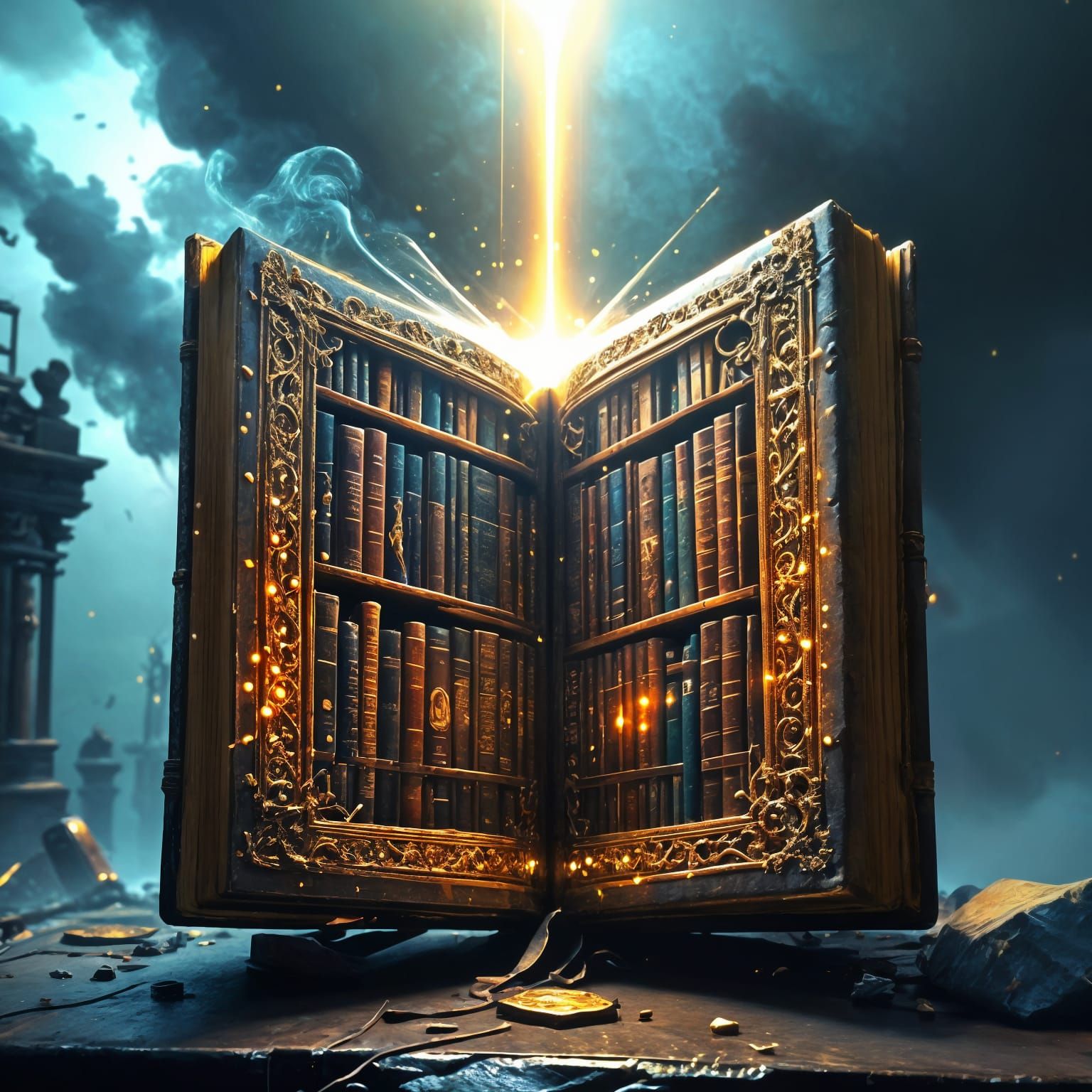 Majestic, Leather-Bound Tome Unfolds Ancient Secrets