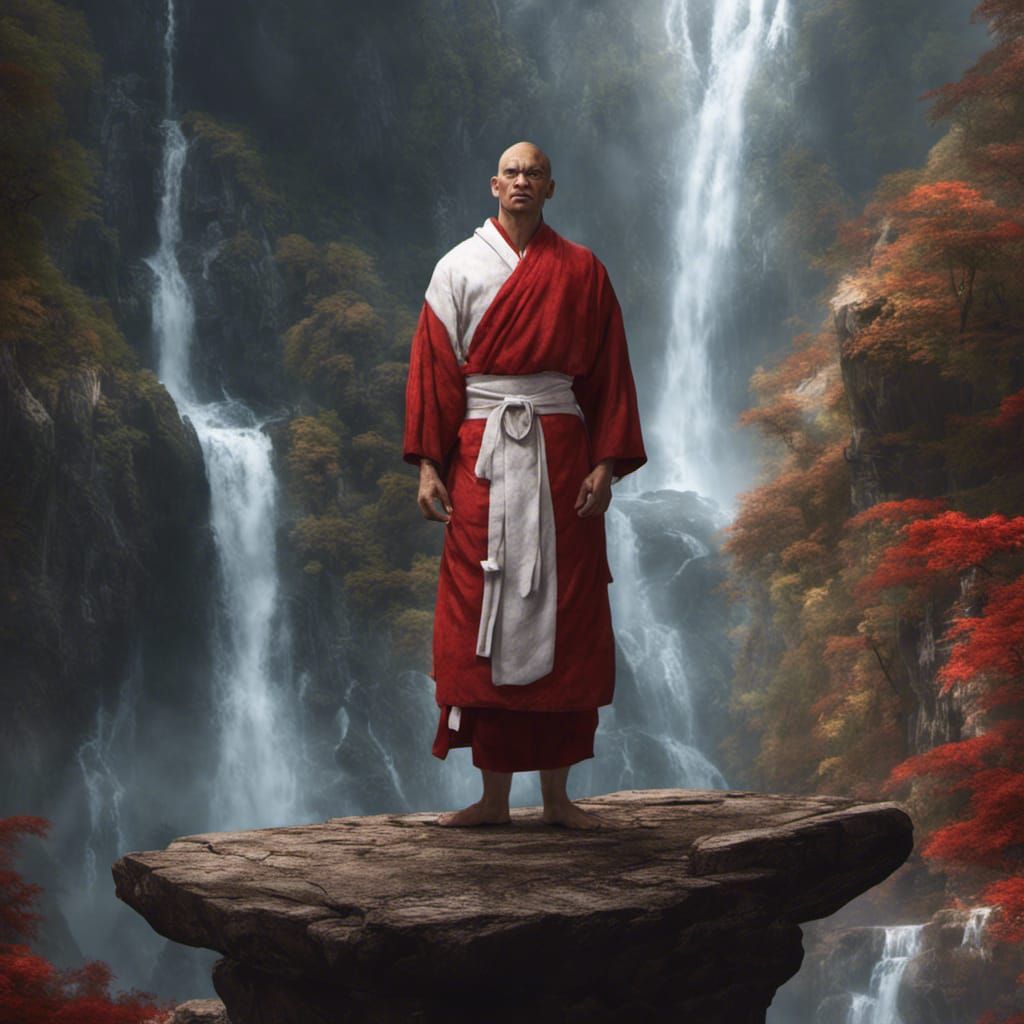 Harrengon Monk in Martial Arts Pose