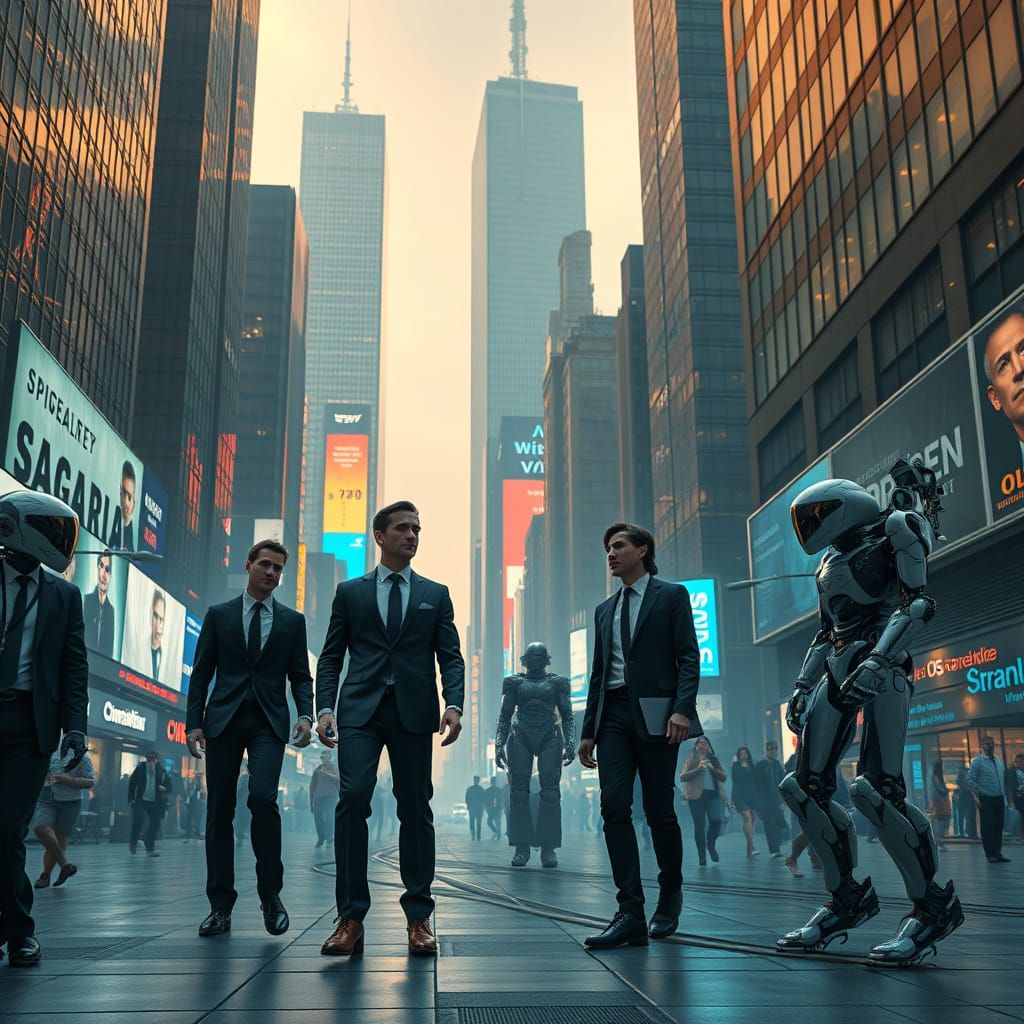 Humans Thrive in Futuristic New York City with Robots and Ad...