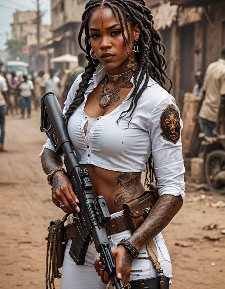 Chic Warrior: A Beautiful Mercenary in Africa