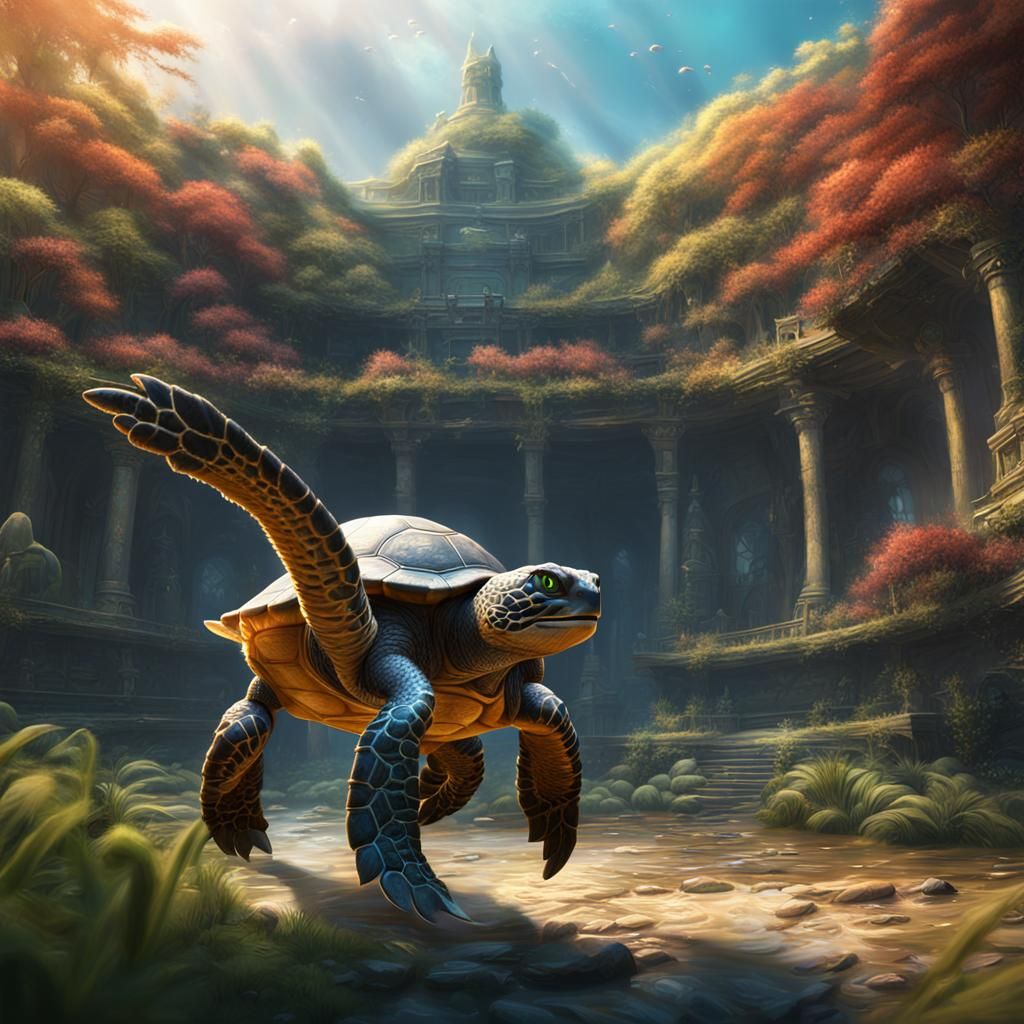 Turtle-tail from Warrior Cats in Detailed Matte Painting