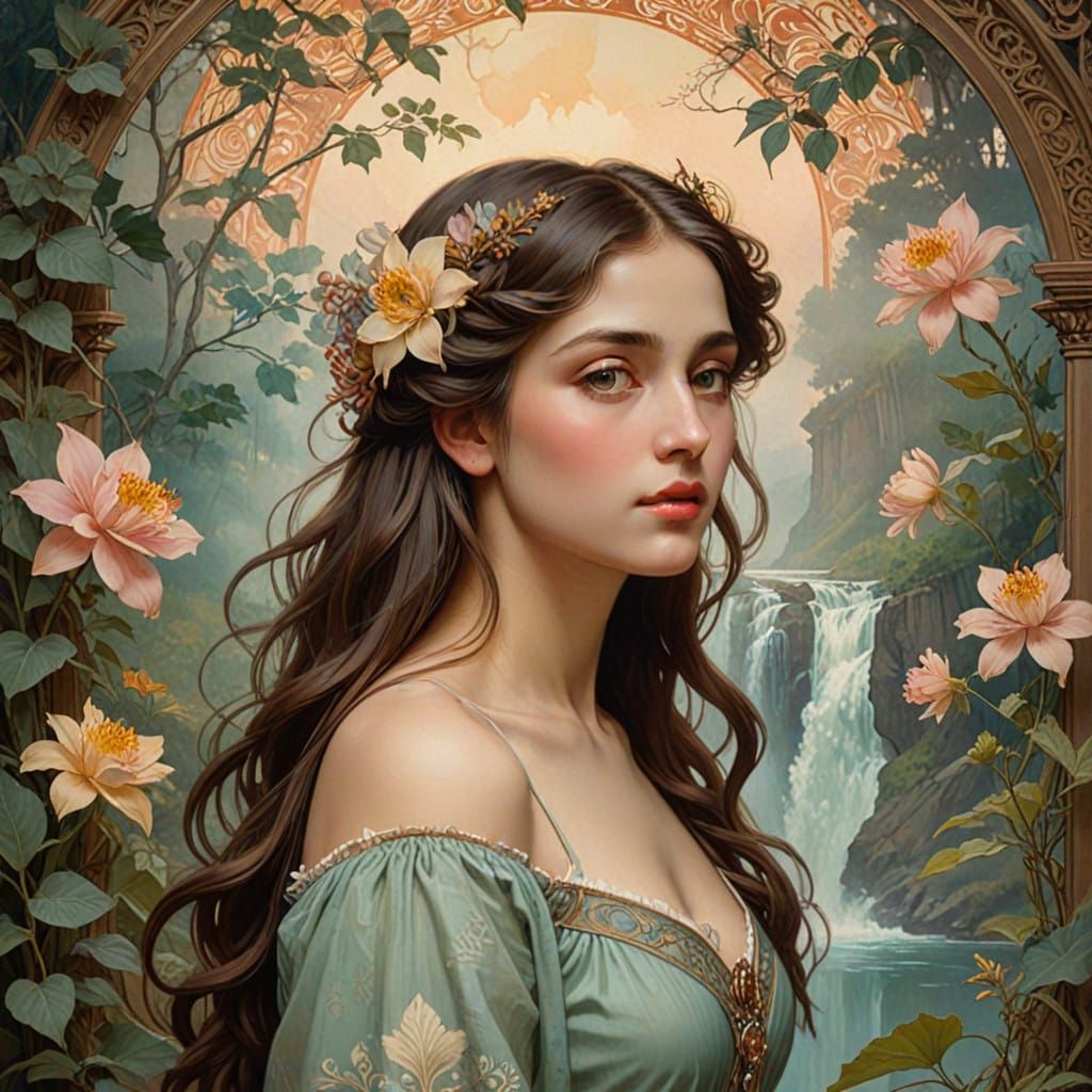 Ethereal Ahamkara Being in Whispers of Nature