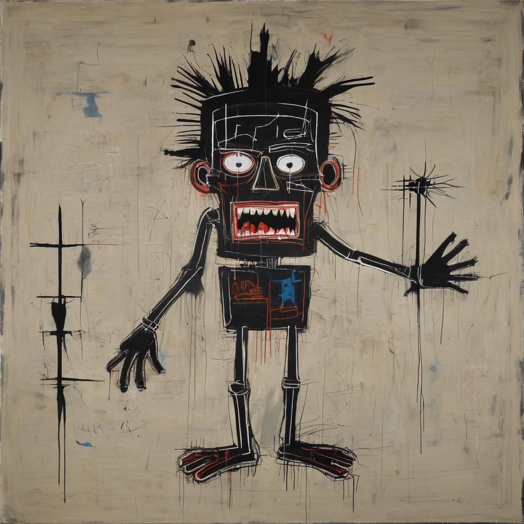 Grimdark Composition in Expressionist Style