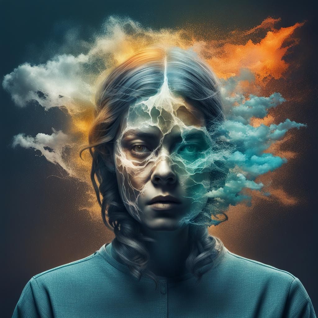 Ghosts in Witch's Head: Double Exposure Photography