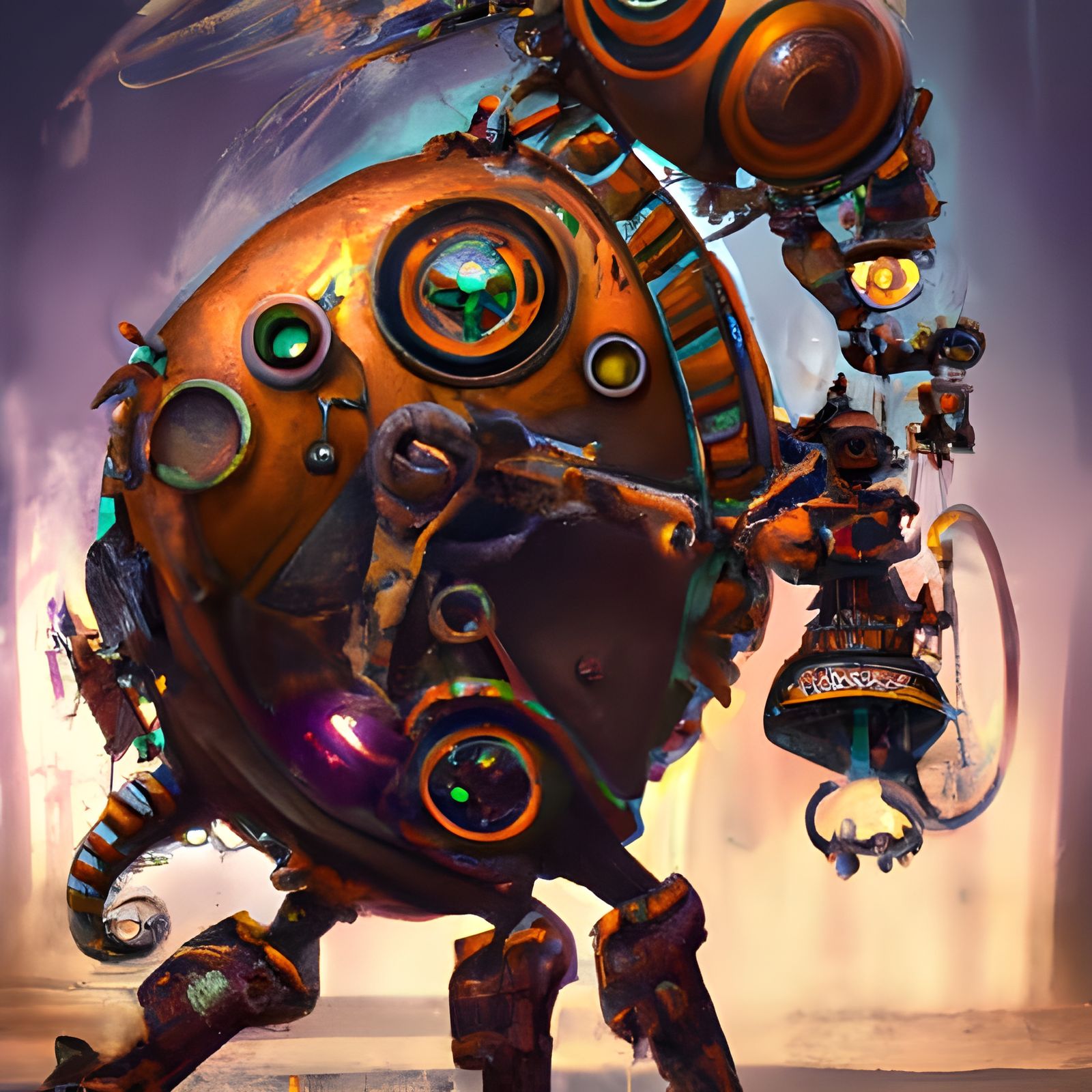 steampunk creature