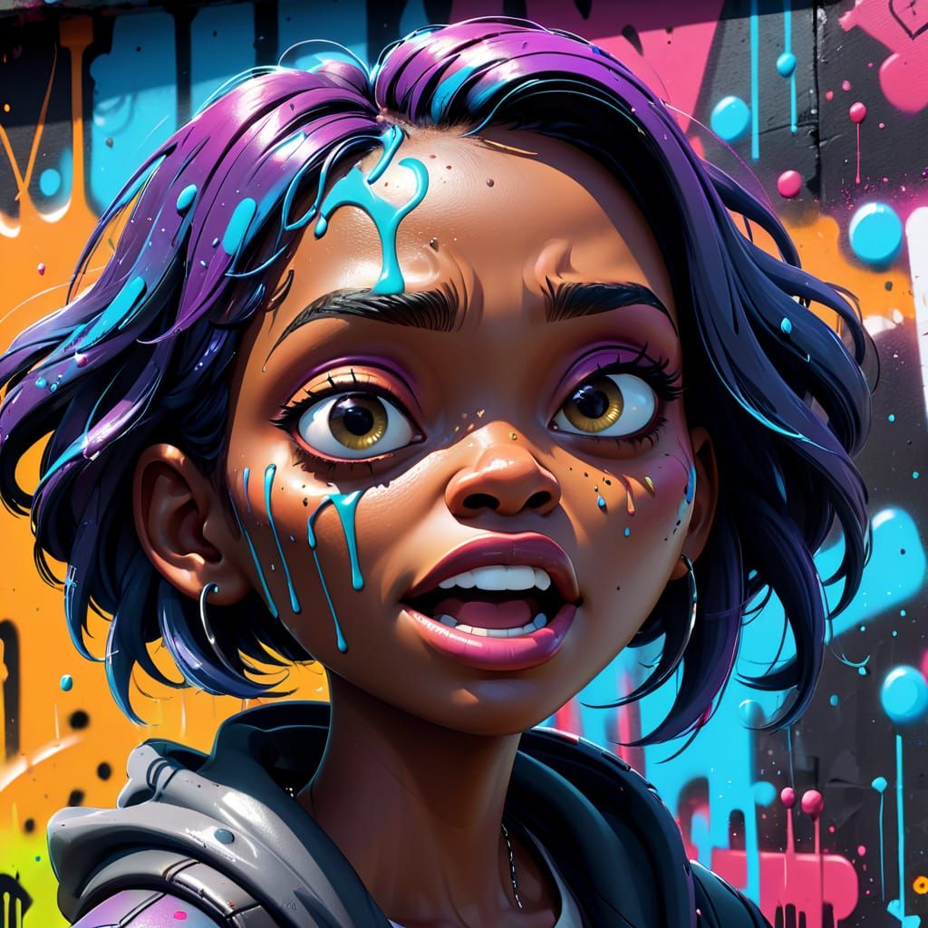 Rema Sings 'Baby' in Vibrant Graffiti Art