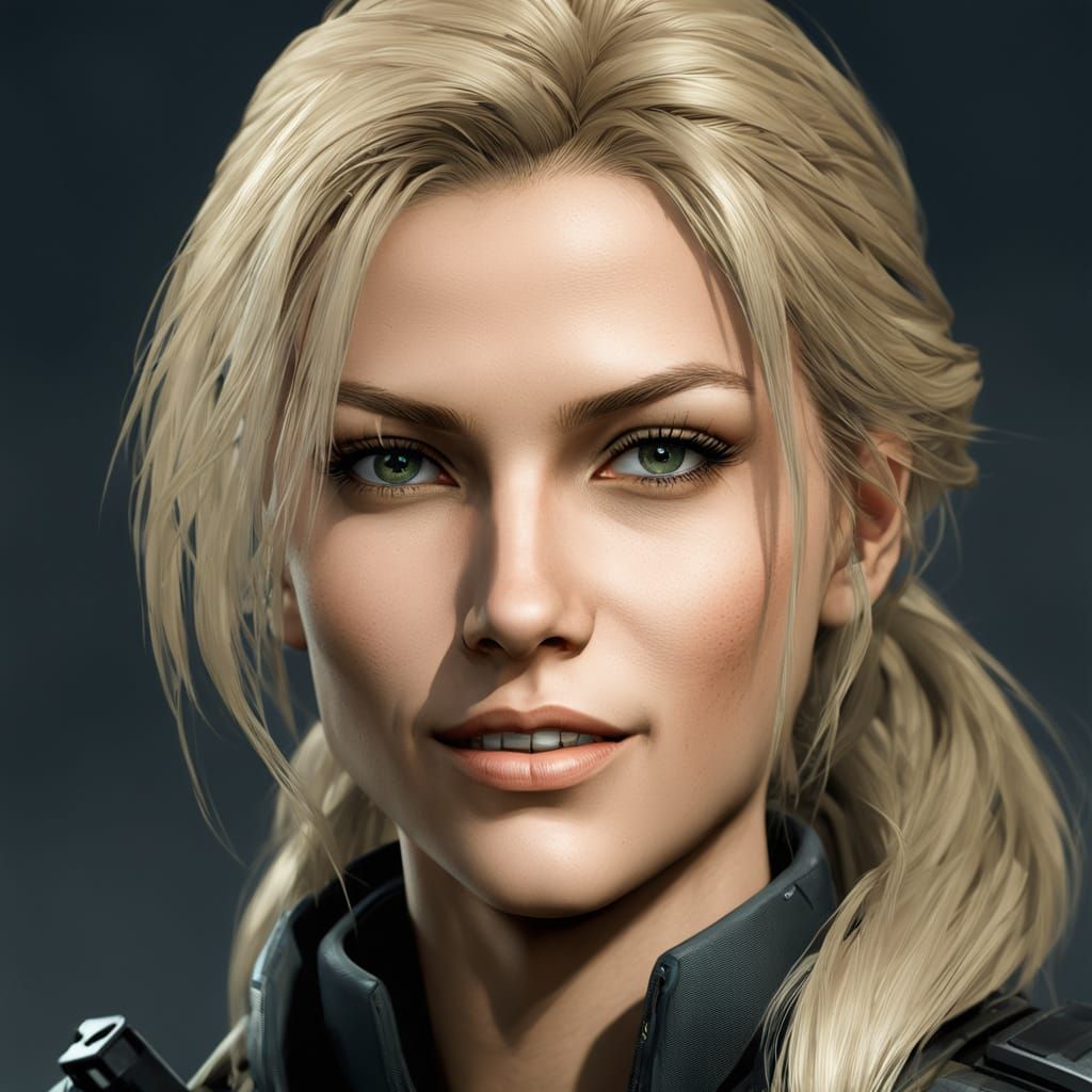 Glamorous Sniper Wolf from Metal Gear Solid in Vivid, Realis...