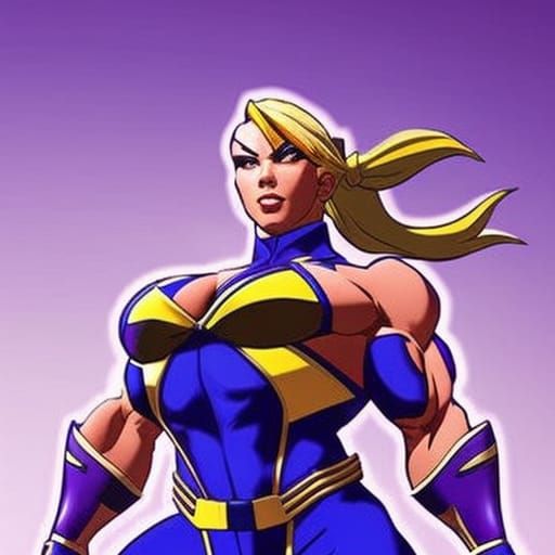 Colette Nelson as Street Fighter Character