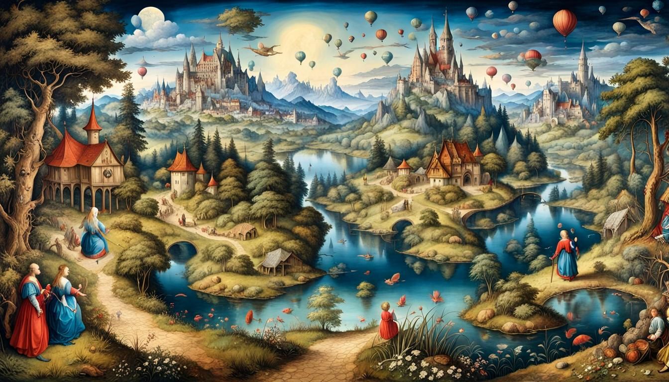 Dream Wonderland in Renaissance Style