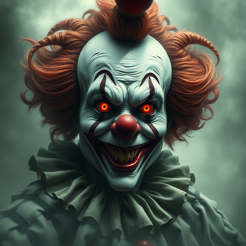 Surreal Horror Clown Transforms into Your Deepest Fears in a...