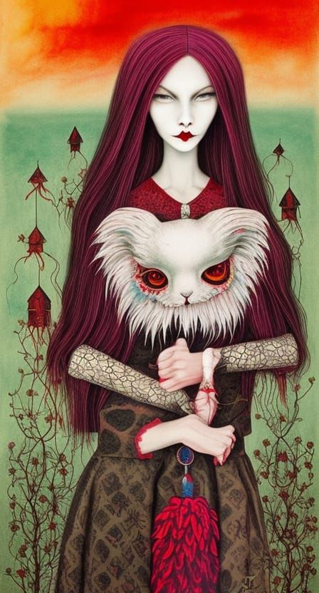 Surreal Gothic Reimagining of American Gothic