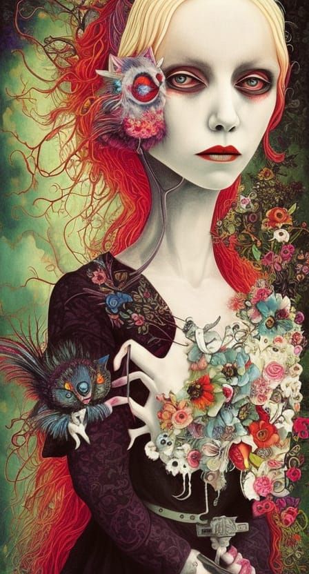 Surreal Gothic Reimagining of American Gothic