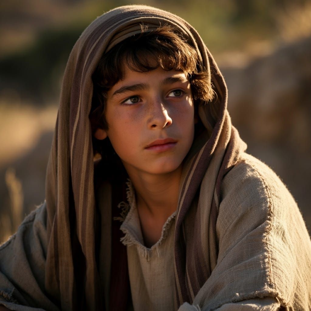 Youthful Hebrew Prophet Contemplates Destiny