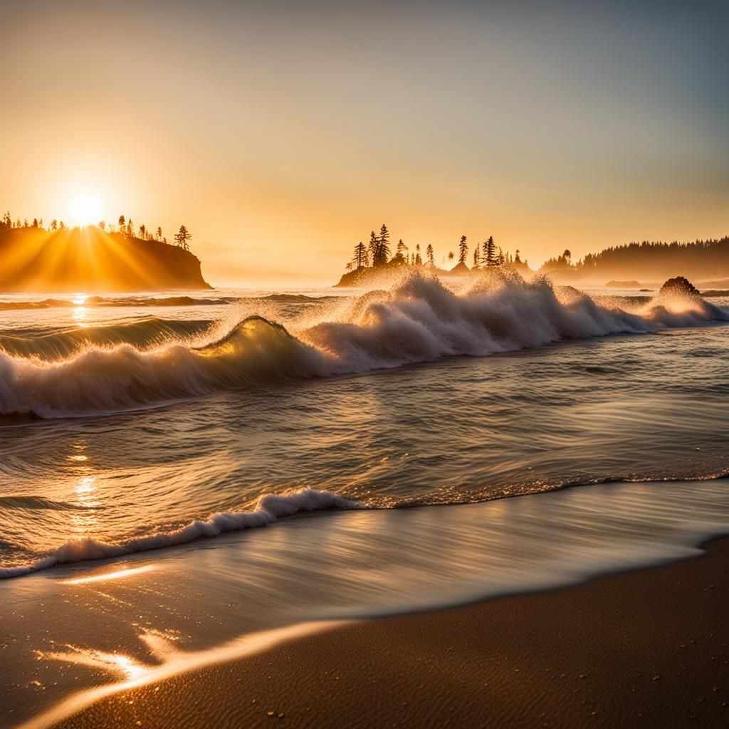 Olympic National Park Sunset: Second Beach Landscape Photo