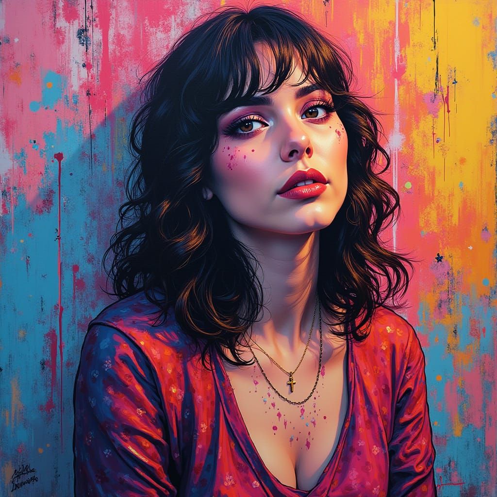 Queen Maeve Graffiti Art in Ultra Quality