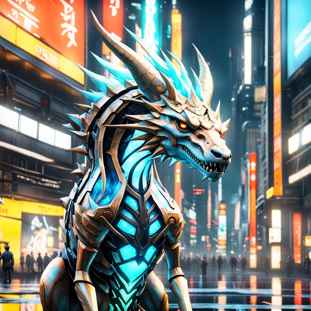 Anime aetherpunk Dragon