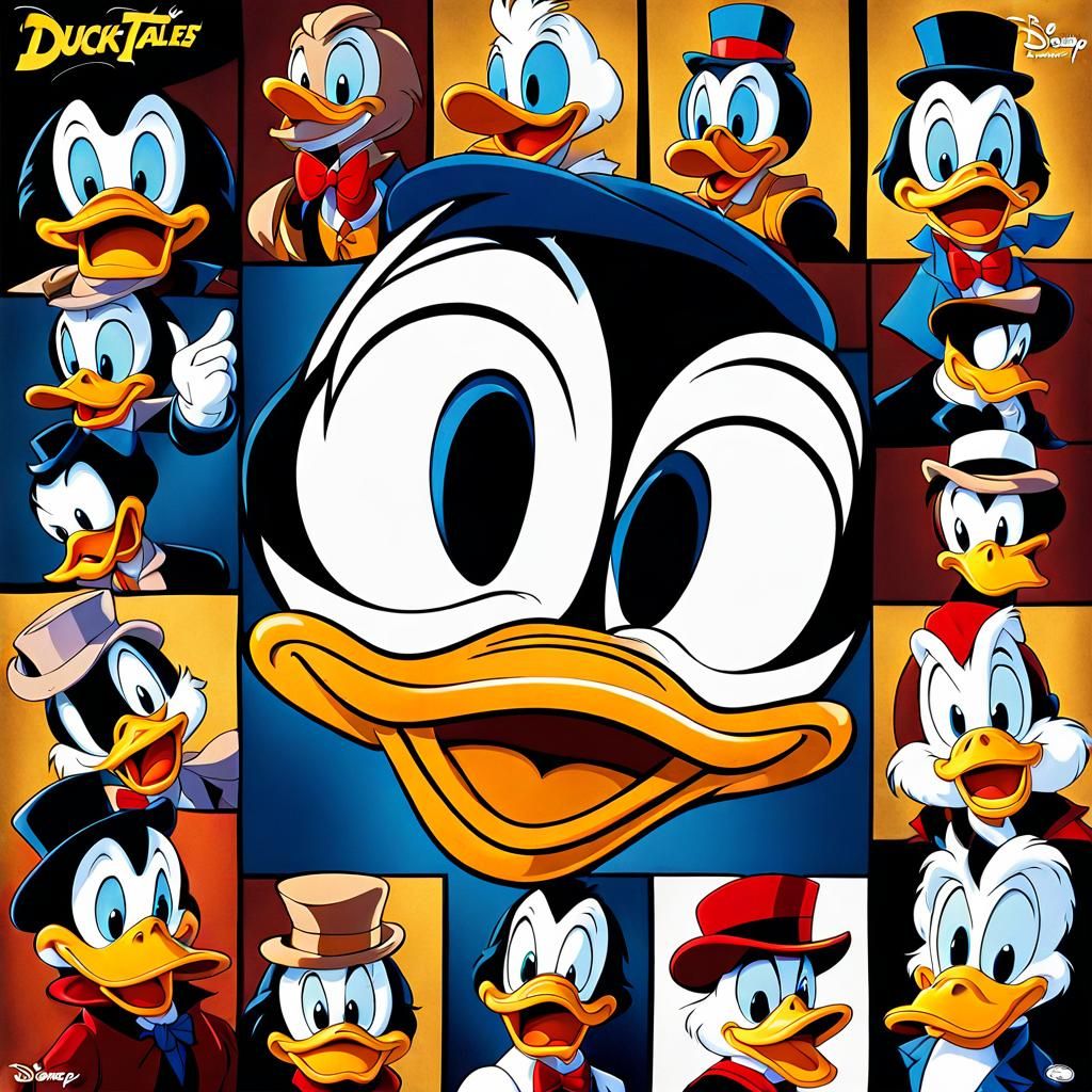 DuckTales Scene in Disney Animation Style