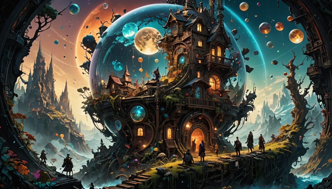 Borderland Fantasy Core Artwork in Digital Style