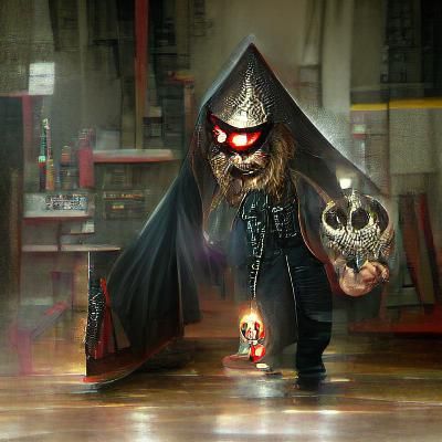 Metal Mario as Sinister Warlock
