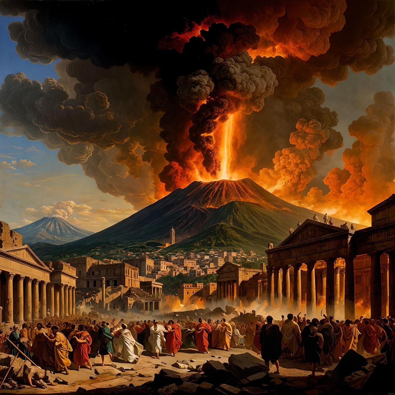 Mount Vesuvius Eruption: Pompeii's Last Day in Romanticism S...