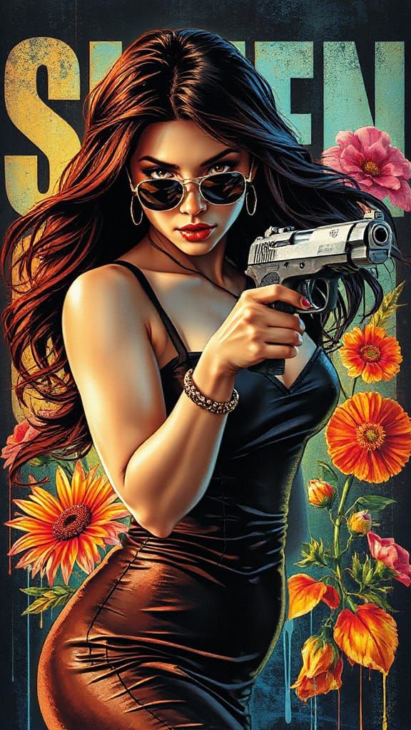 Sensual Assassin in Graffiti Matrix by Royo, Sonoda, Lee