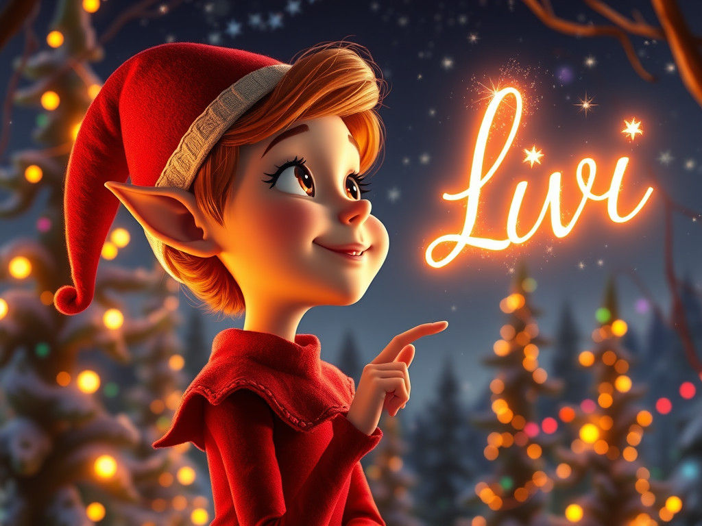 an elf on the shelf girl in red clothes and red hair enchant...