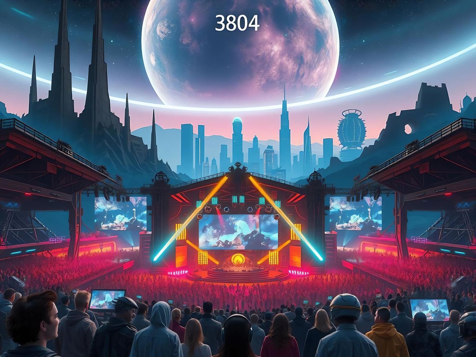 Futuristic Concert in the Year 3804