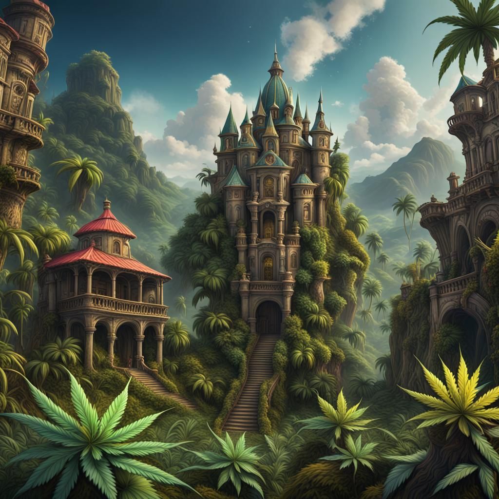 Legal Marijuana in Colombia: Matte Painting