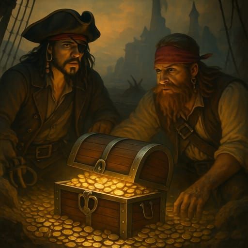Pirate Treasure Trove Scene