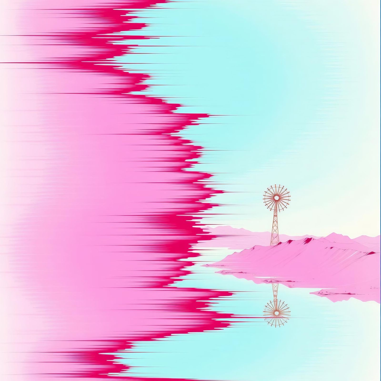 Surreal Disintegration with Glitching Effects