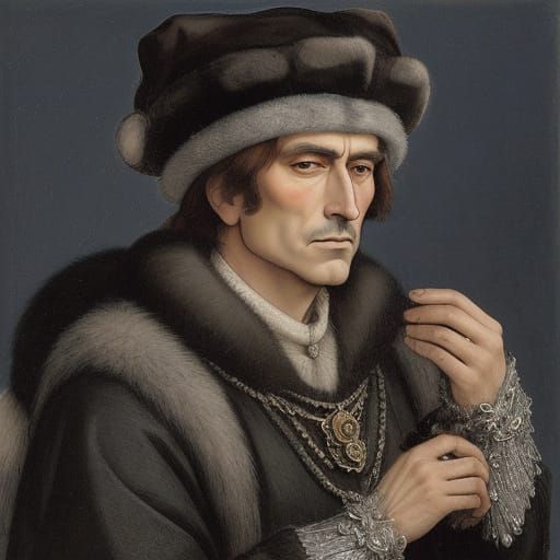 A Reserve Major in Elegant Attire with a Hint of Melancholy