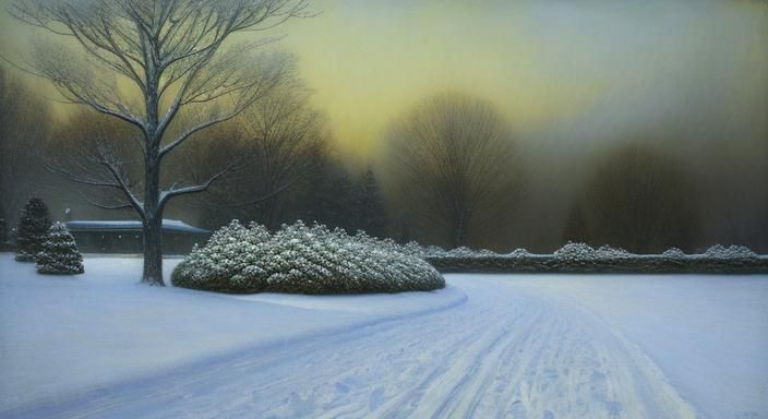 Winter Gardens in the Style of Birge Harrison