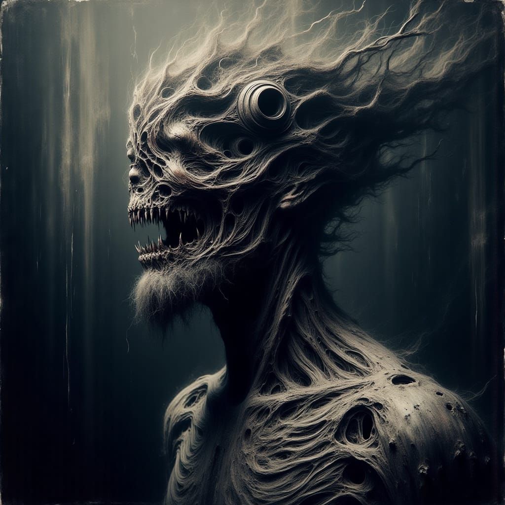 Nightmare Vortex Tattoo in Surreal Style