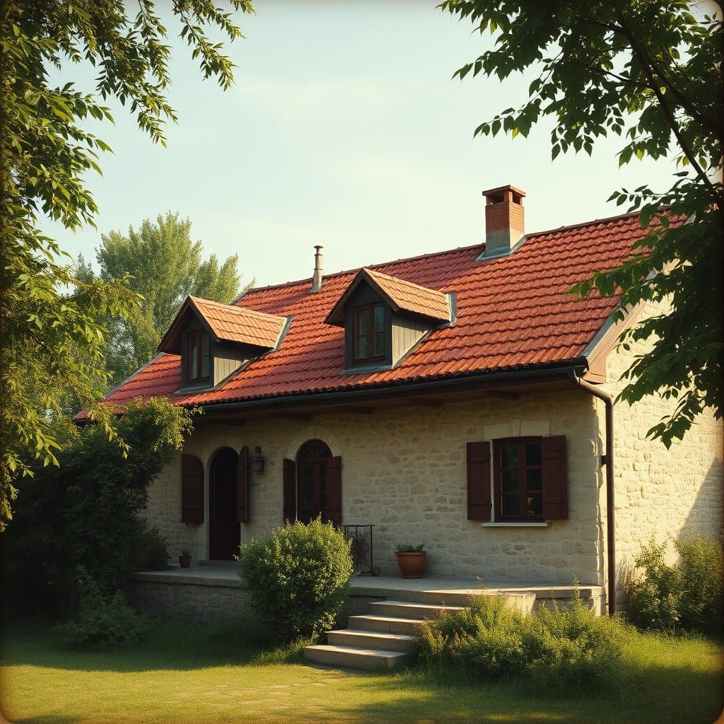 Traditional Serbian Villa from the Wartime Era