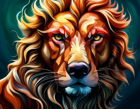 Hyperrealistic Glass Animal in Dramatic Splash Art