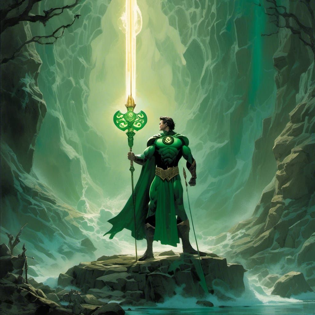 Green Lantern as Arthurian Legend: Sword in Stone
