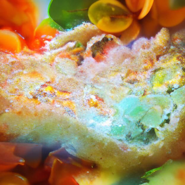 Hyperdetailed Botanical Tunnel in Electric Colors