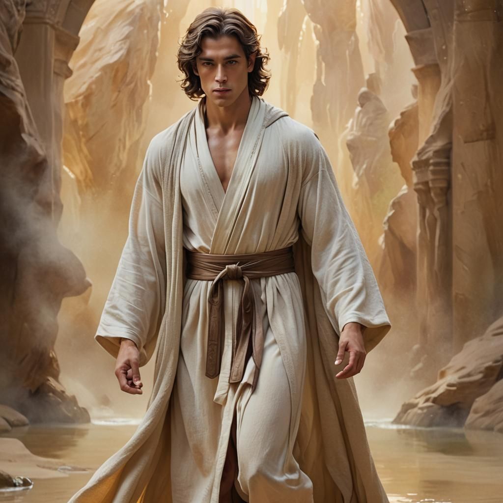 Ethereal Adonis in Soft Focus Glory