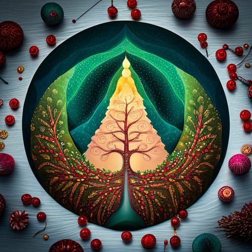 Christmas Tree Mandala