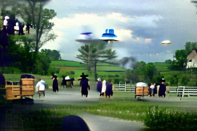 Amish Abduction by UFO: A Surreal Encounter