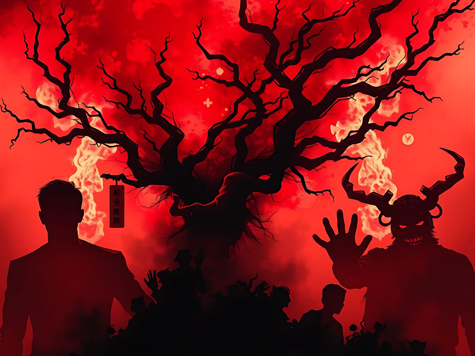 Crimson Tempest: Visceral Expressionism of Chaotic Emotion