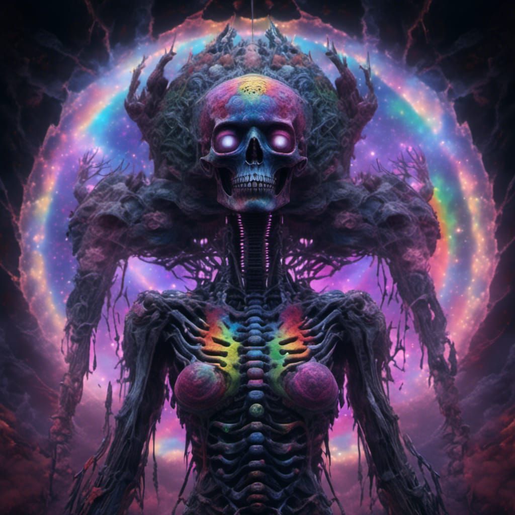 Grimdark Corpse: Hyperrealistic Deformed Figure