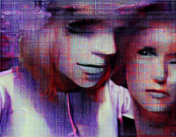 Existential Breakdance: Synthwave Meets Anime in Monochrome