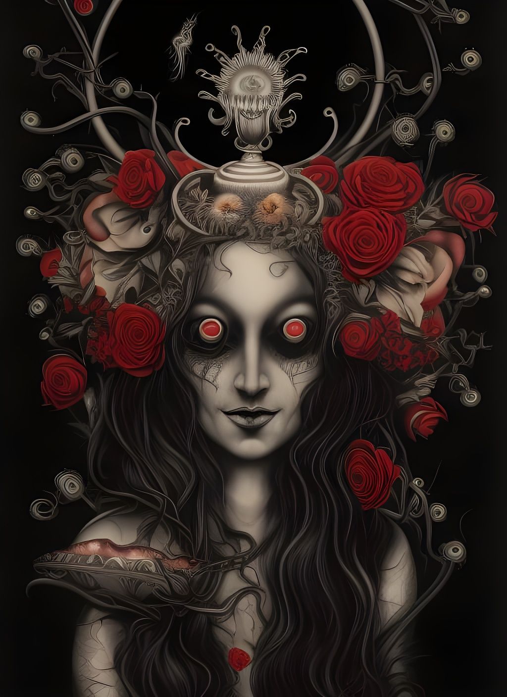 Ornamental Series: Babalon (Velvet Painting Variants)