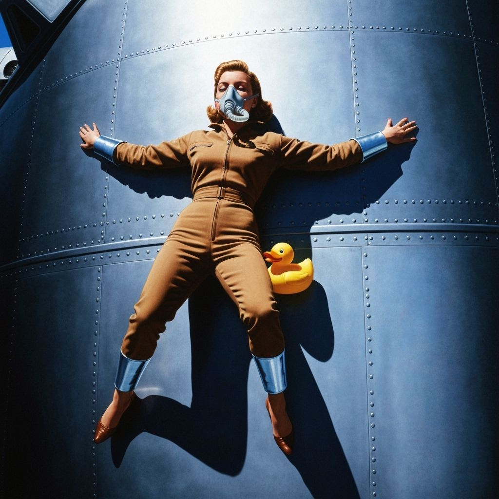 Sunbathing in outer space