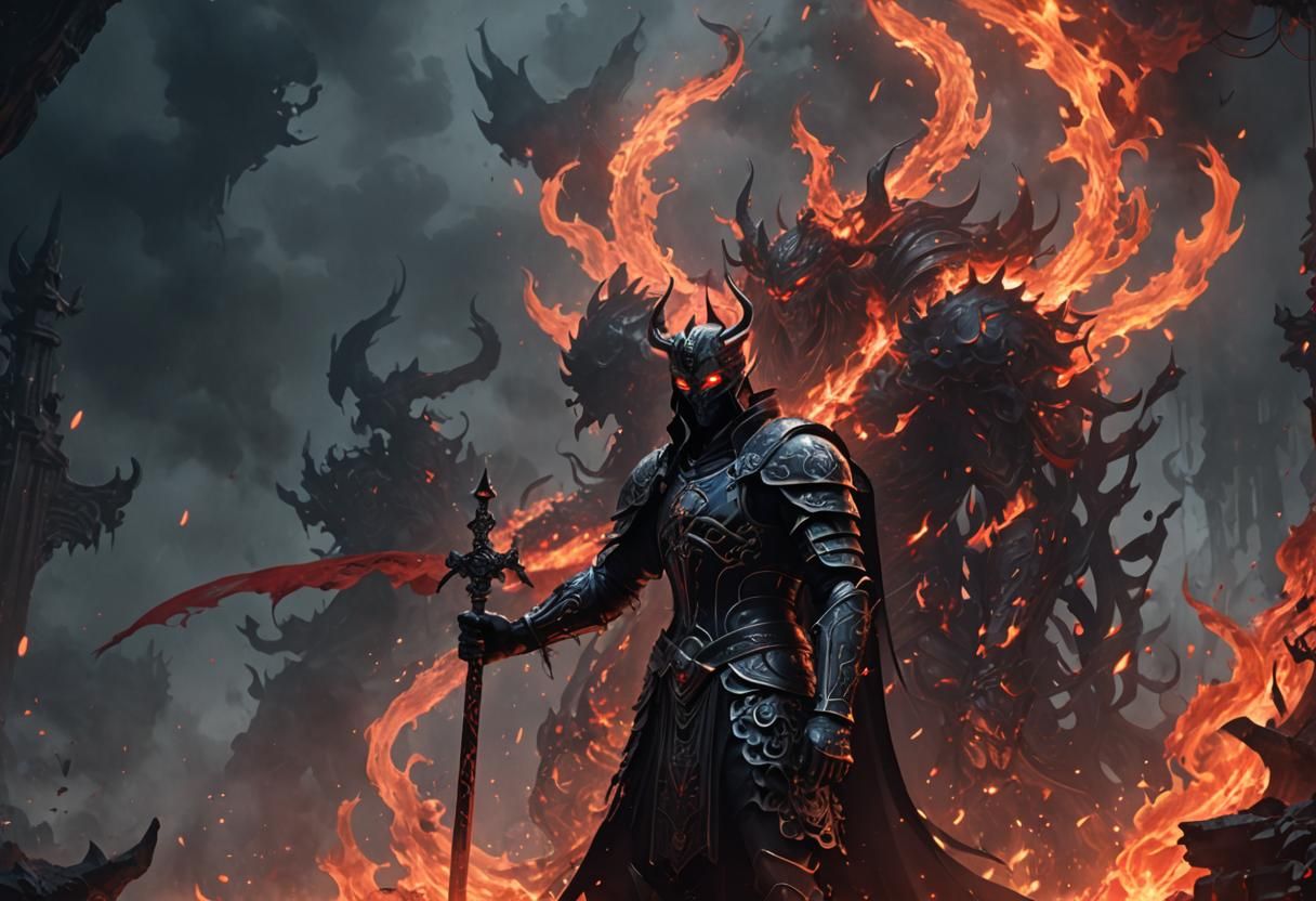 Hades God of Death in 3D Anime Art