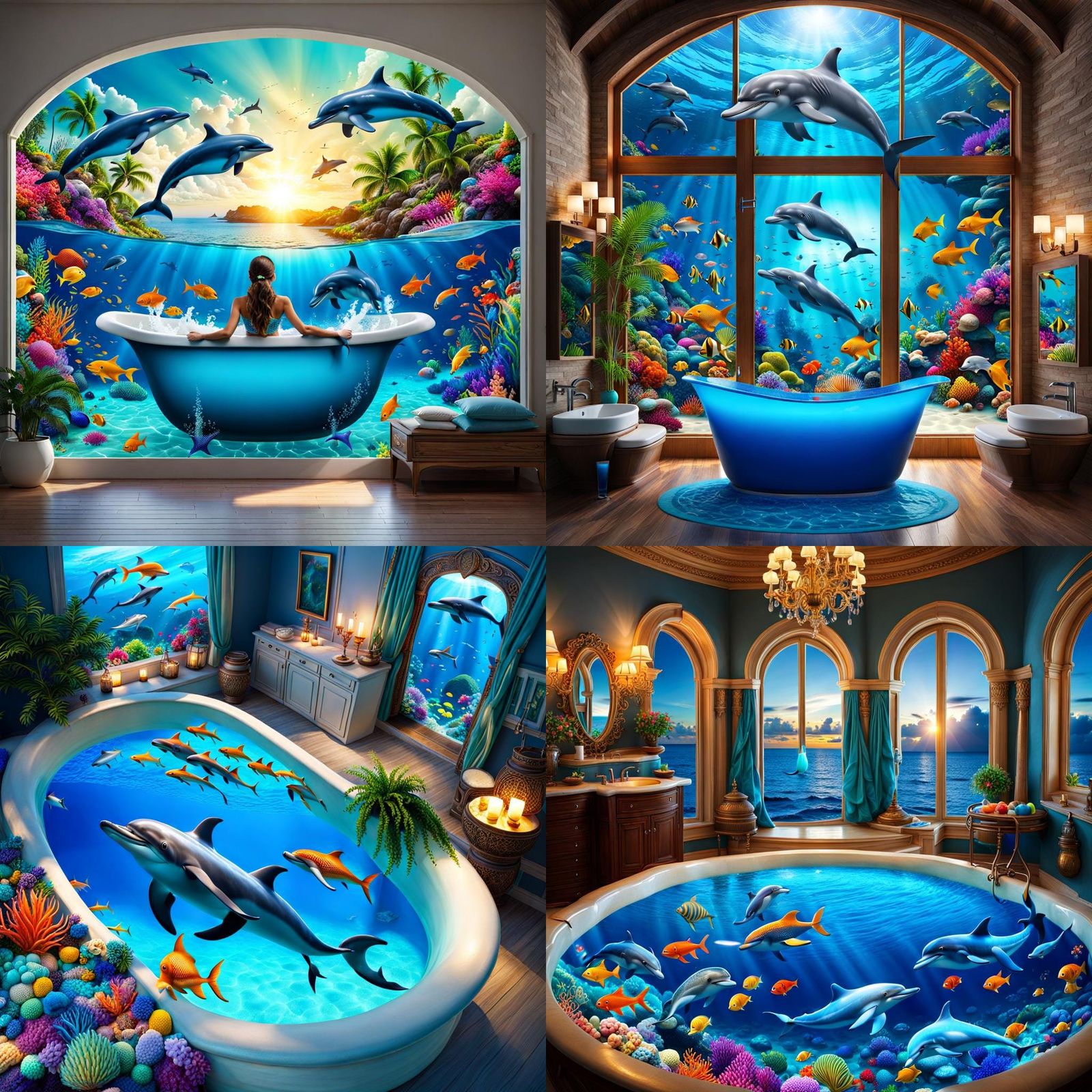 Ocean Inspired Bathroom Interior