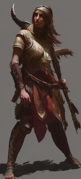 female character _ fantasy warrior